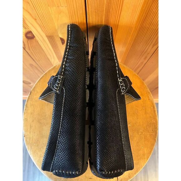 Rocawear Mens Black Snake Skin Dwight Loafers Size 10.5 - Picture 6 of 8